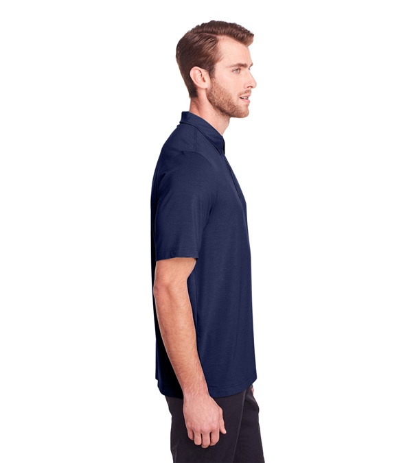North End Men's Jaq Snap-Up Stretch Performance Polo - Embroidered