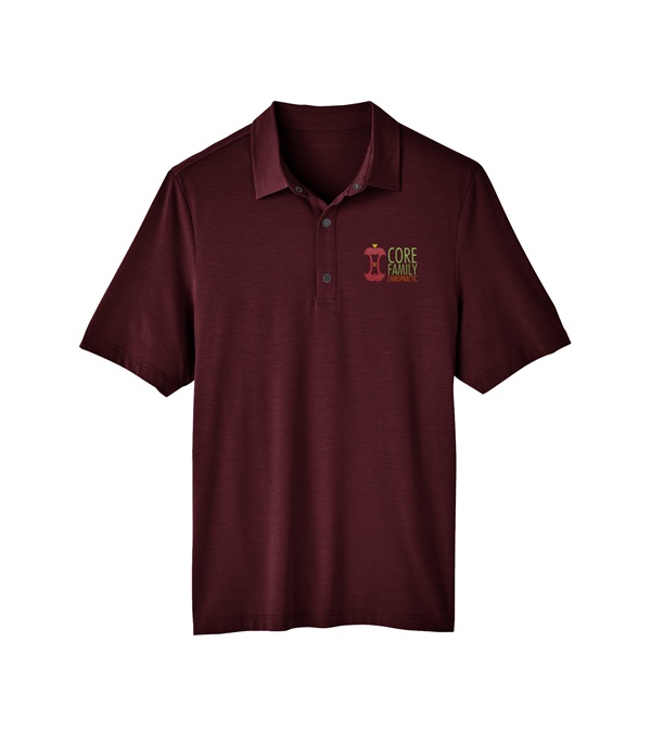 North End Men's Jaq Snap-Up Stretch Performance Polo - Embroidered