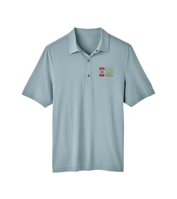 North End Men's Jaq Snap-Up Stretch Performance Polo - Embroidered