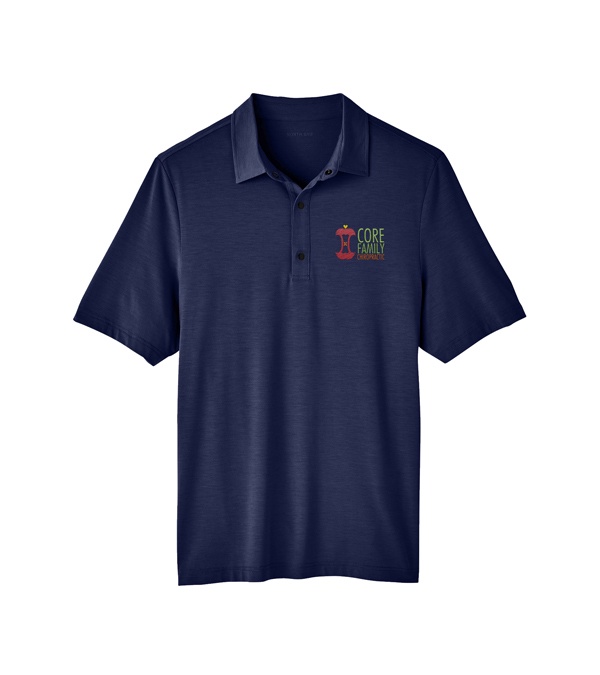 North End Men's Jaq Snap-Up Stretch Performance Polo - Embroidered