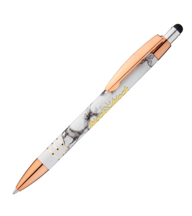 Cambria Ultra-Gloss Marble Notebook with Pen