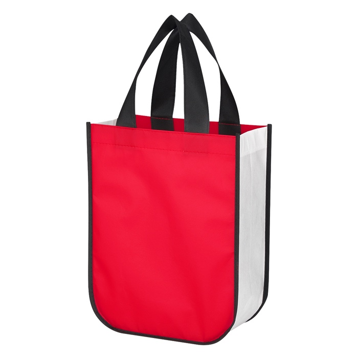 Non-Woven Shopper Tote Bag With 100% RPET Material