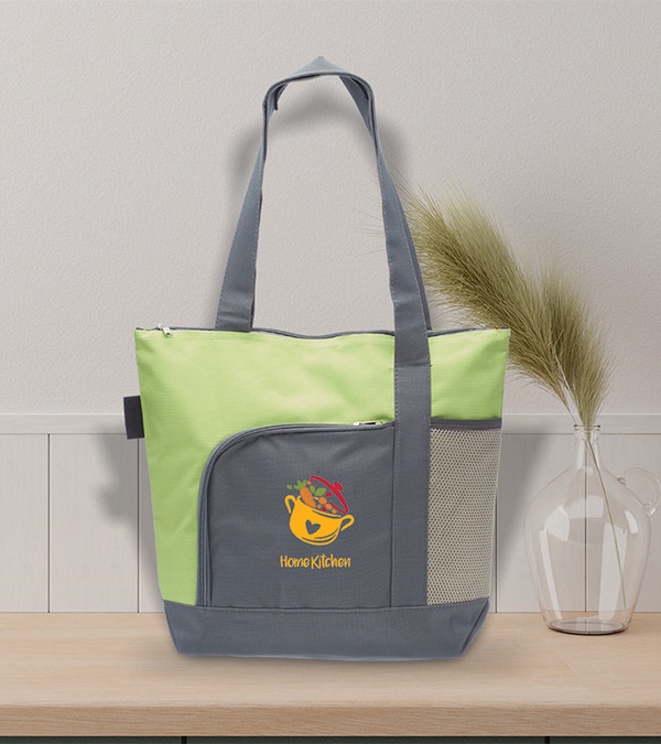 The Go Getter Two-Tone Tote Bags