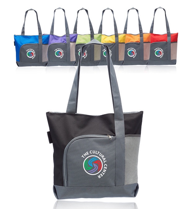 The Go Getter Two Tone Tote bags