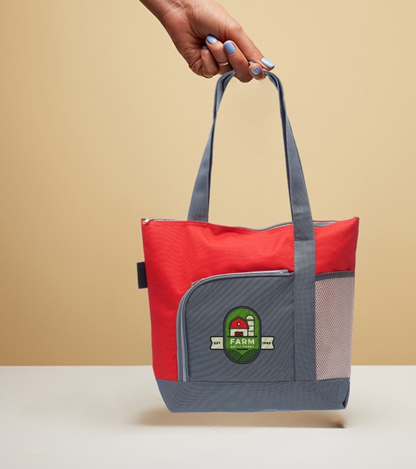 The Go Getter Two Tone Tote bags