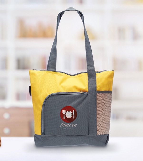 The Go Getter Two Tone Tote bags