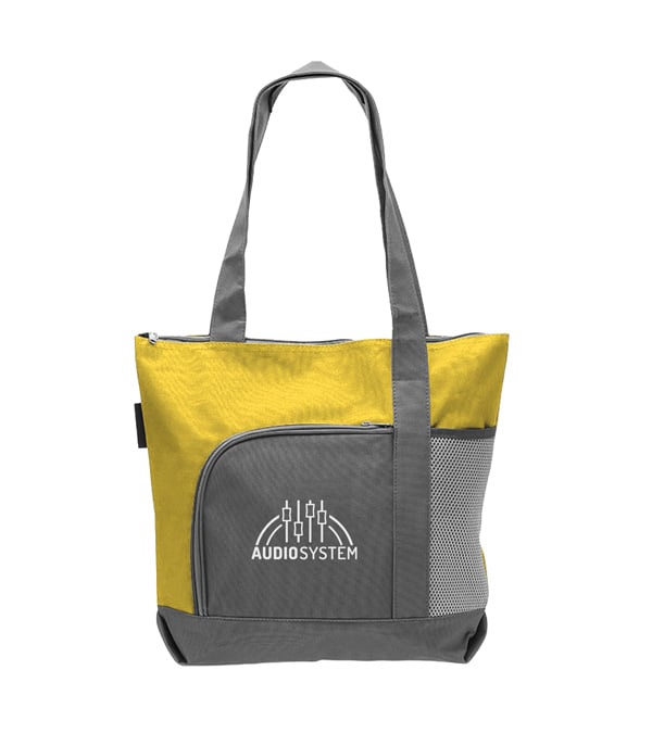 The Go Getter Two-Tone Tote Bags