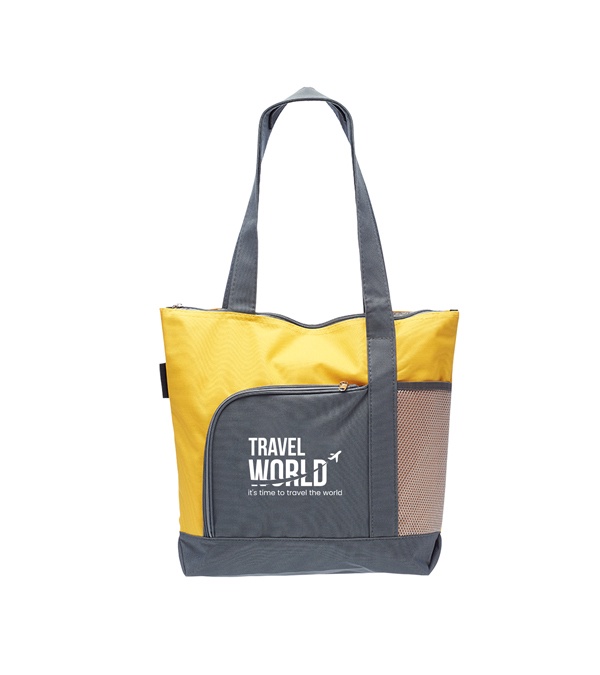 The Go Getter Two Tone Tote bags