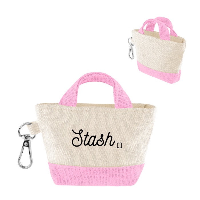 12 Oz. Recycled Cotton Mini Tote Bag Charm