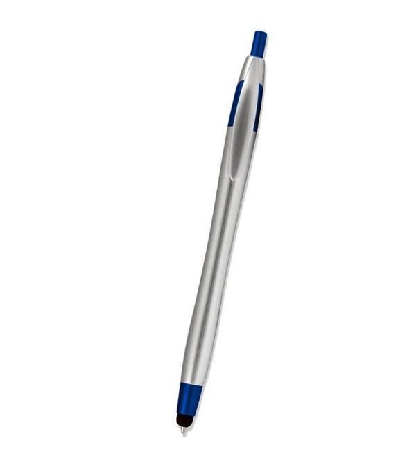 Comfy Curvy Stylus Tip Pen - Silver