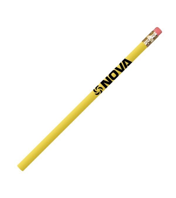 Refurbished Pencil Brass Ferrule & Pink Eraser