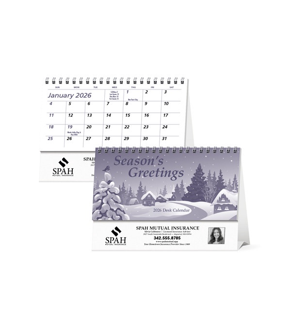 Econo Desk Calendar 2026