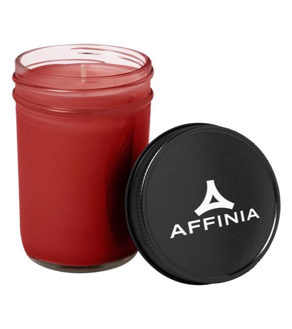 Jelly Jar Candle with Black Lid