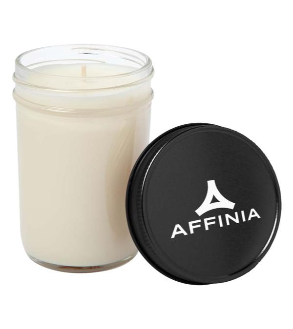 Jelly Jar Candle with Black Lid