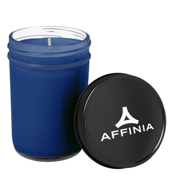 Jelly Jar Candle with Black Lid