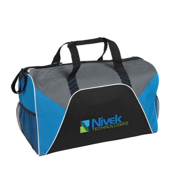 Color Panel Sport Duffel Bag