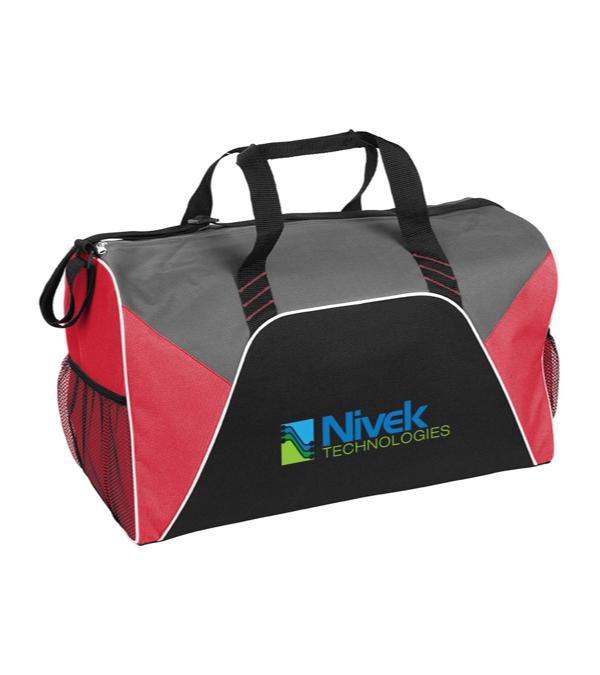 Color Panel Sport Duffel Bag
