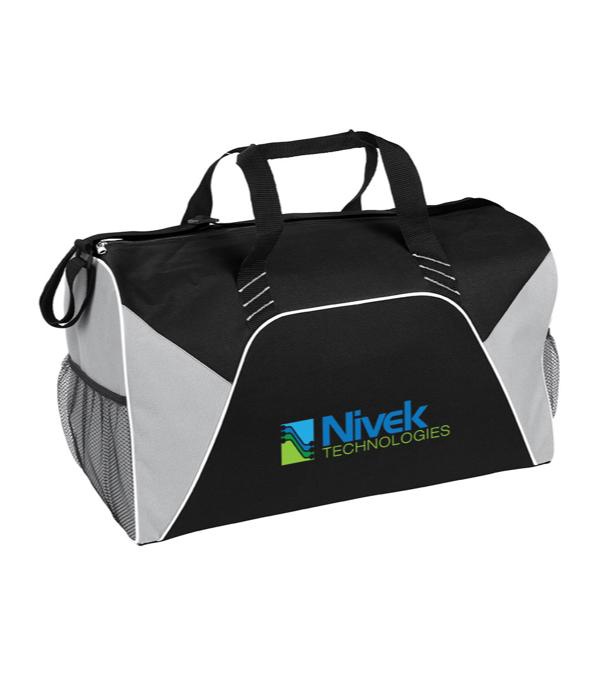 Color Panel Sport Duffel Bag
