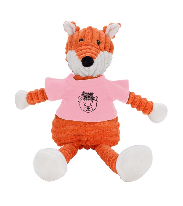 Teddy Bear Cordies with T-Shirt - Fox