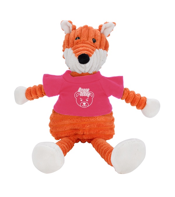 Teddy Bear Cordies with T-Shirt - Fox