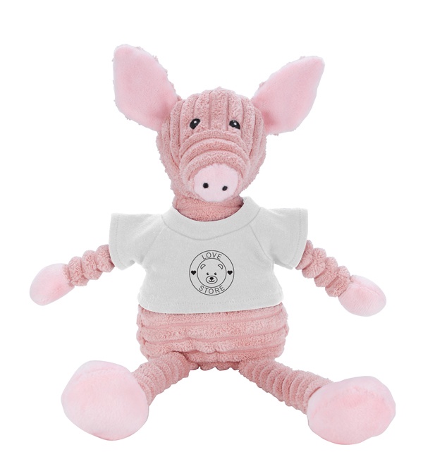 Teddy Bear Cordies with T-Shirt - Pig