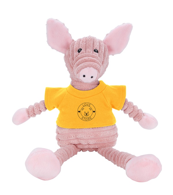 Teddy Bear Cordies with T-Shirt - Pig