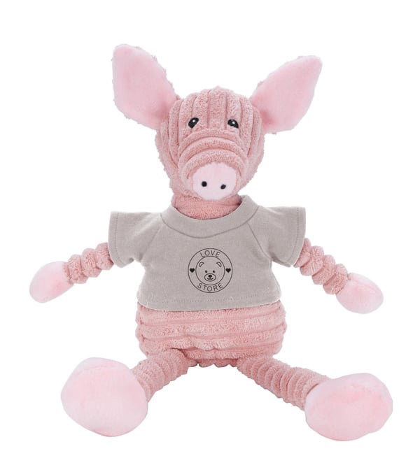 Teddy Bear Cordies with T-Shirt - Pig