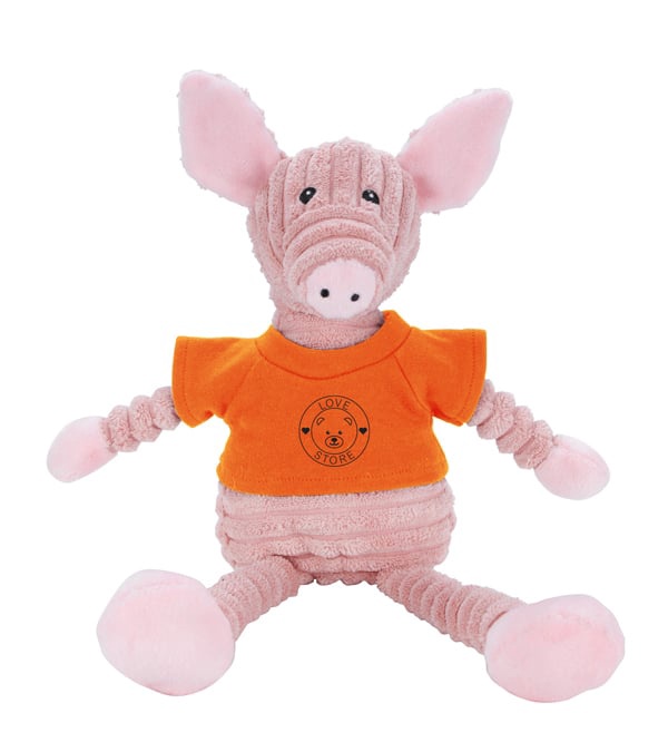 Teddy Bear Cordies with T-Shirt - Pig