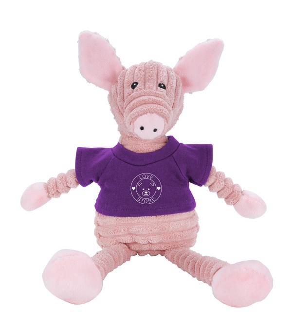 Teddy Bear Cordies with T-Shirt - Pig