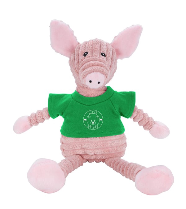 Teddy Bear Cordies with T-Shirt - Pig