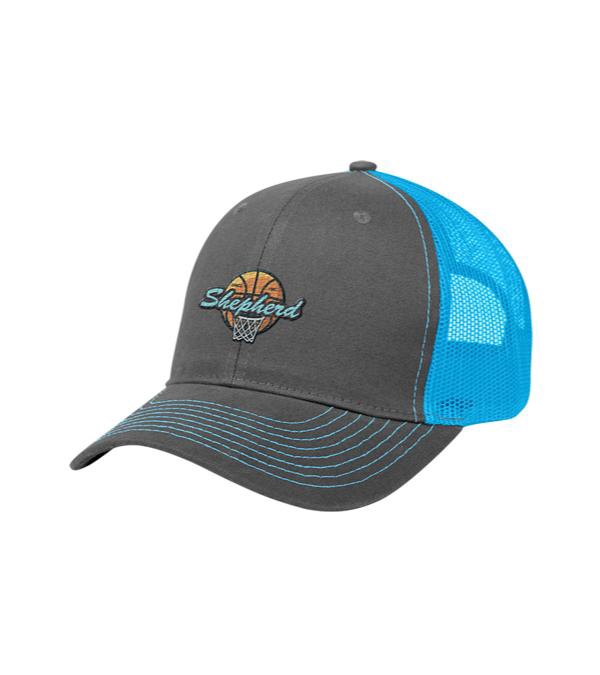 Cotton Twill Mesh Back Cap-Embroidered