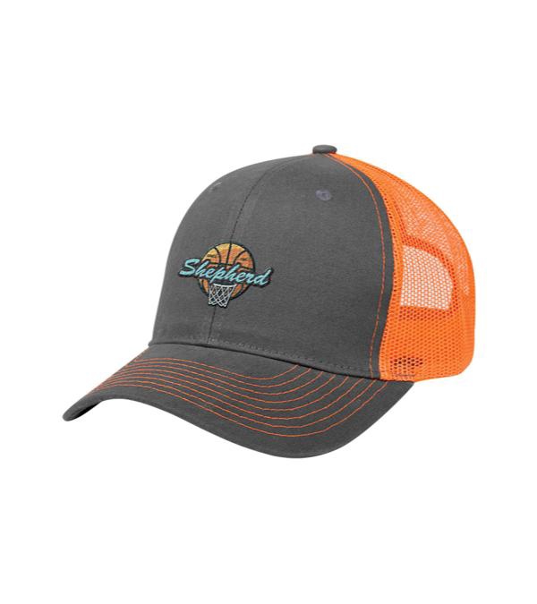 Cotton Twill Mesh Back Cap-Embroidered