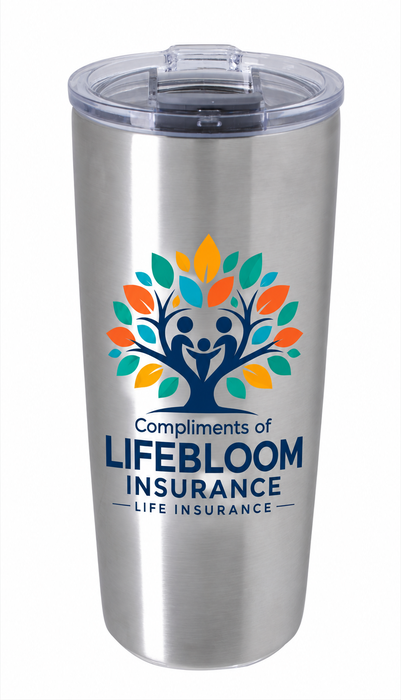 Flip Lid Tumbler - 20 oz. for the Life insurance business
