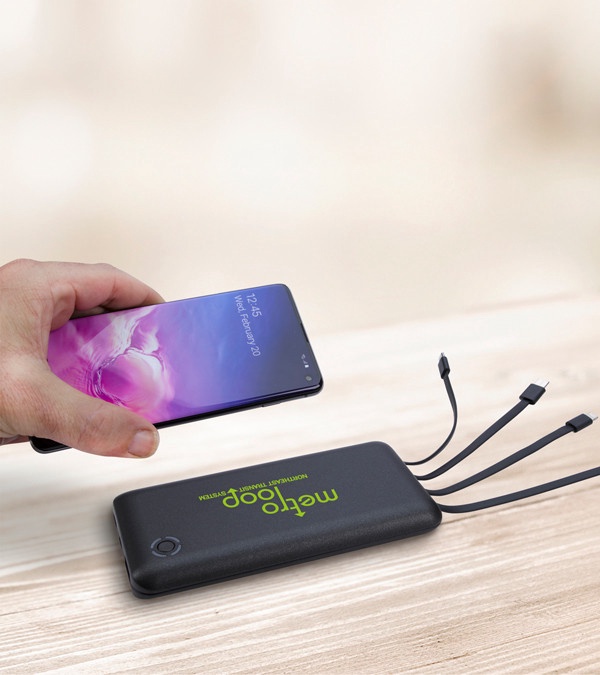 Charge Wave Wireless Power Bank 10000 mAh