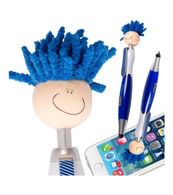 MopTopper Stylus Pen with Screen Cleaner