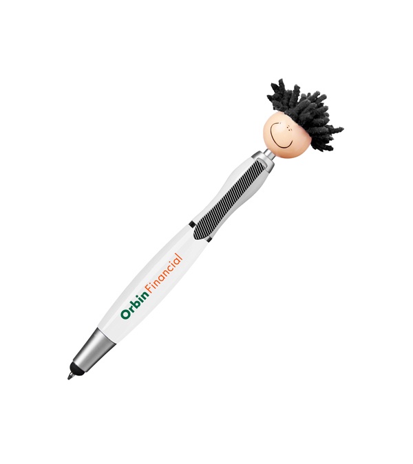 MopTopper Stylus Pen with Screen Cleaner
