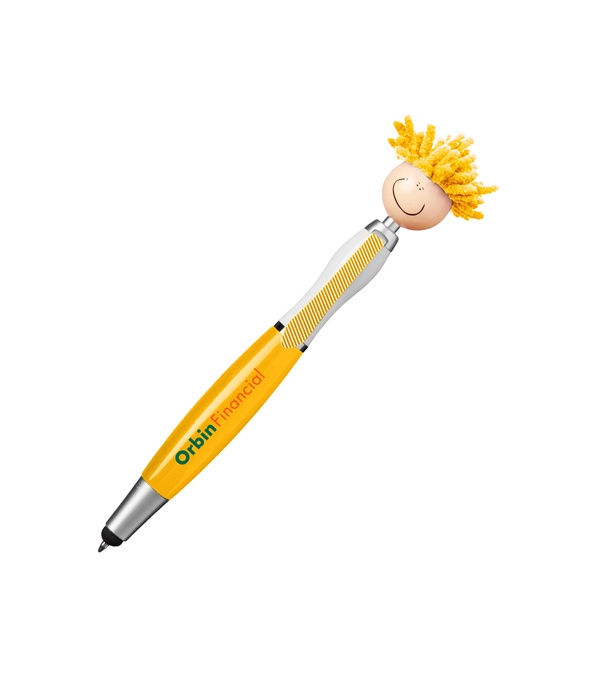 MopTopper Stylus Pen with Screen Cleaner