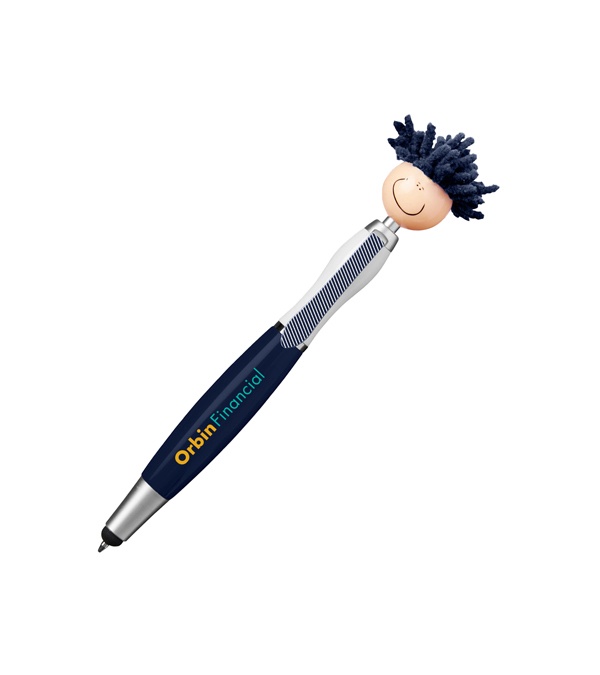 MopTopper Stylus Pen with Screen Cleaner