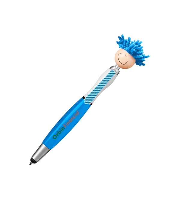 MopTopper Stylus Pen with Screen Cleaner