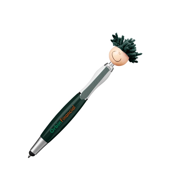 MopTopper Stylus Pen with Screen Cleaner