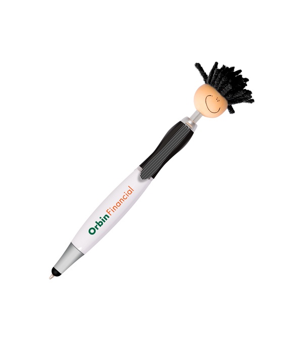 MopTopper Stylus Pen with Screen Cleaner