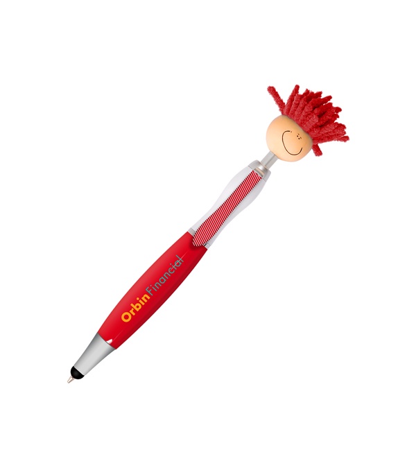 MopTopper Stylus Pen with Screen Cleaner