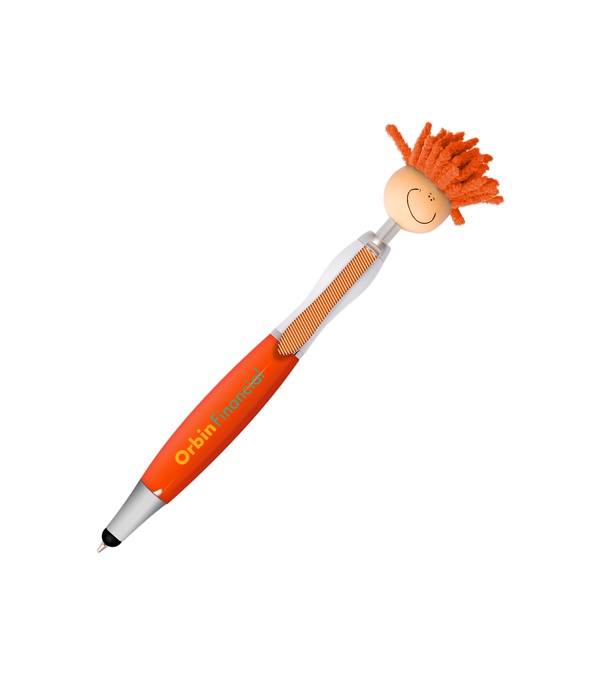 MopTopper Stylus Pen with Screen Cleaner