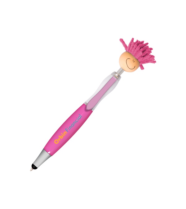 MopTopper Stylus Pen with Screen Cleaner