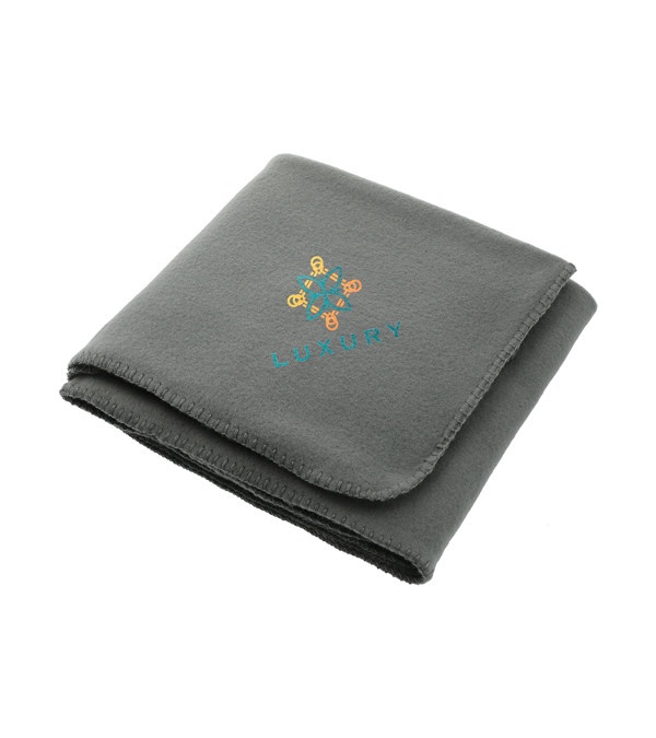 100% Recycled PET Fleece Blanket - Full Color Imprint