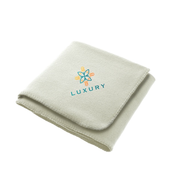 100% Recycled PET Fleece Blanket - Full Color Imprint