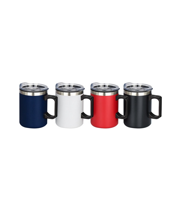 14 oz. Pisa Double Wall Insulated Mug - Laser Engraved