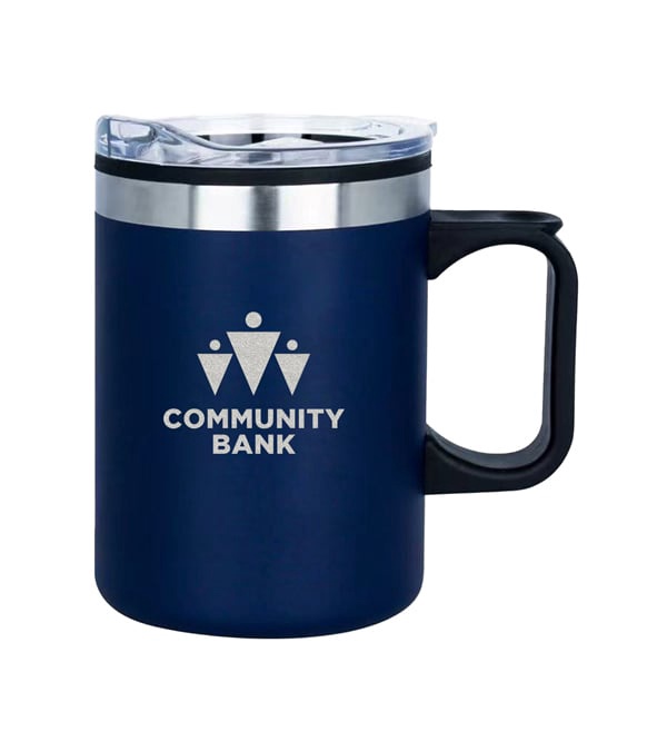 14 oz. Pisa Double Wall Insulated Mug - 24 Hour Rush