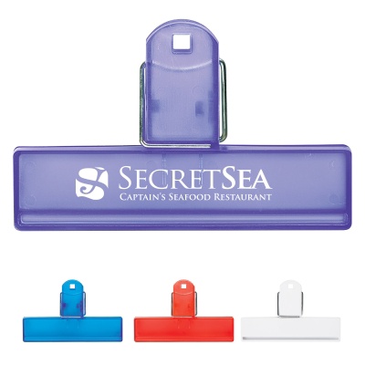 Promotional 4" Bag Clips
