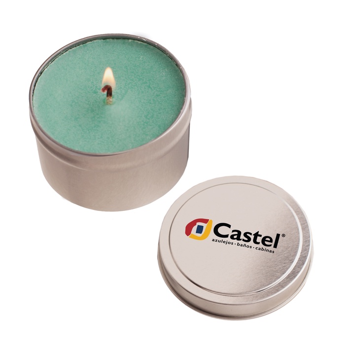 4 oz. Scented Candle in Custom Round Tins